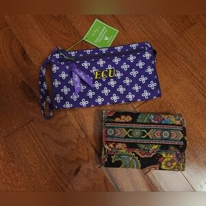 ECU Wristlet and Colorful Wallet